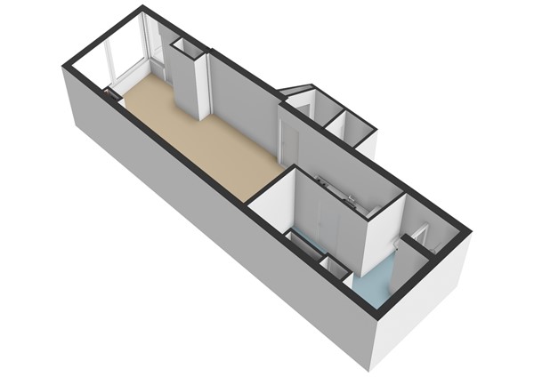 Floorplan - Hogewoerd 46, 2311 HN Leiden